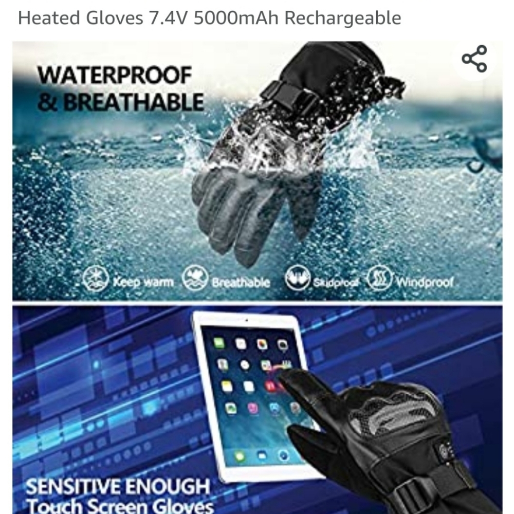 Shaalek Heated Gloves for Winter